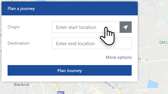 Journey Planner instructions